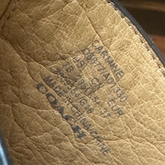 Coach Carmine black booties leather 7B - Picture 5 of 6